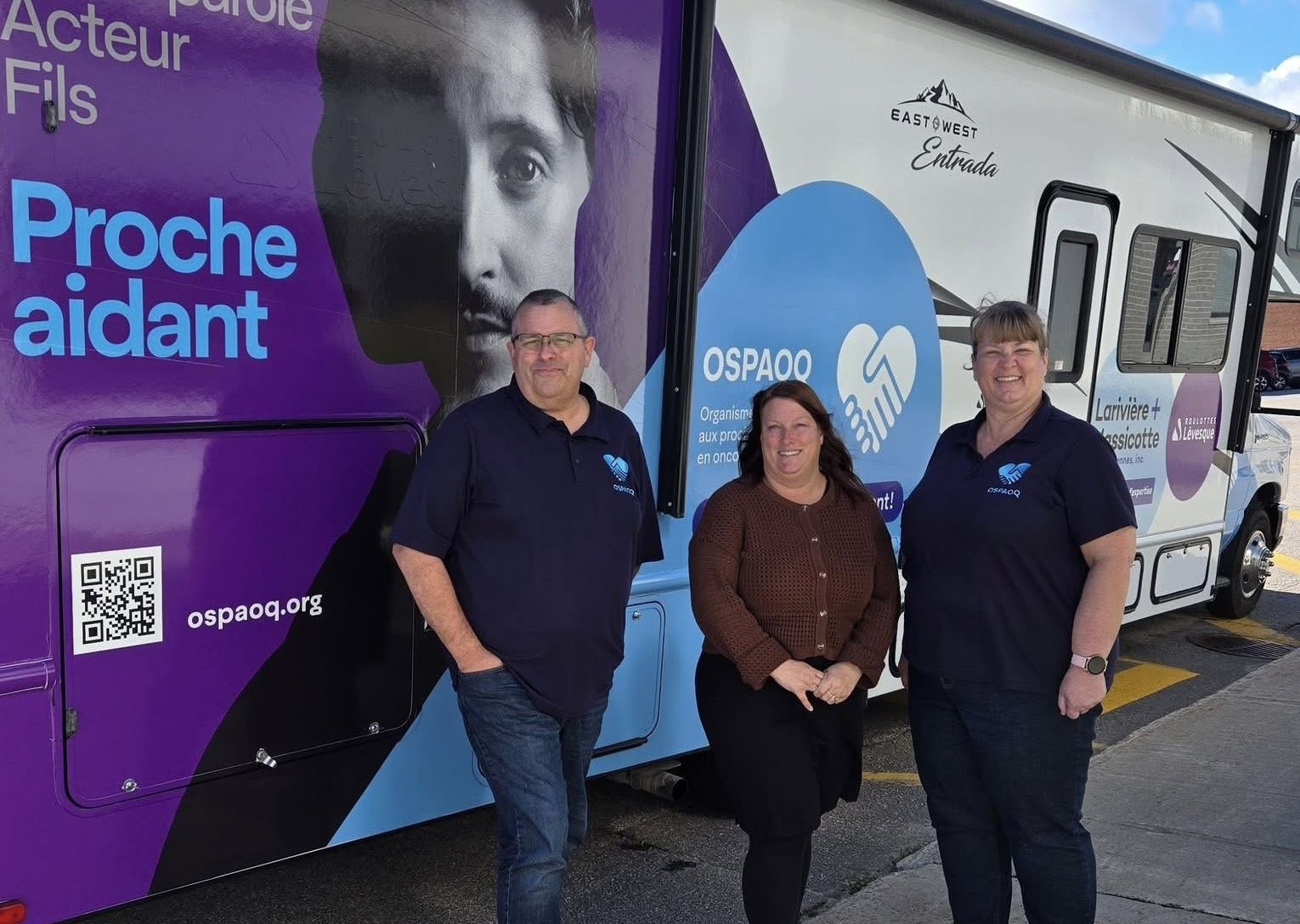 Chantal Tardif, Daniel Sarrazin et Marie-Pierre St-Laurent